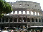 Colosseum, hier werden de christenen voor de wilde dieren geleid;